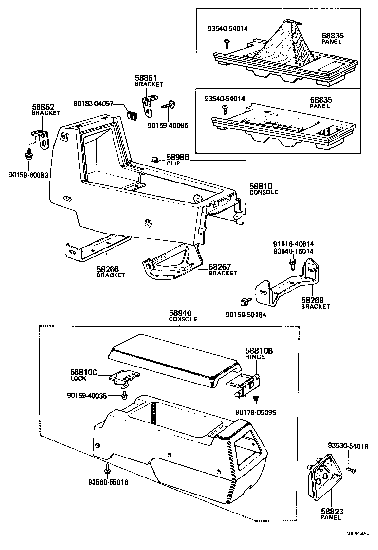 Console Box & Bracket