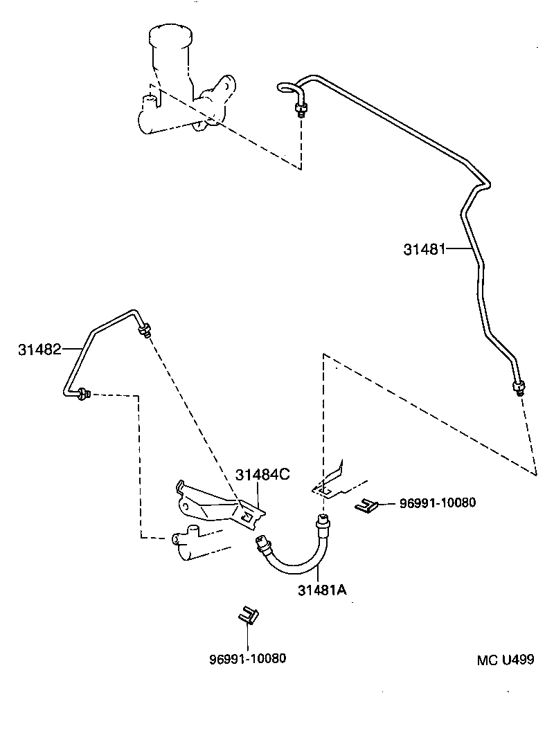 Clutch Pedal Flexible Hose