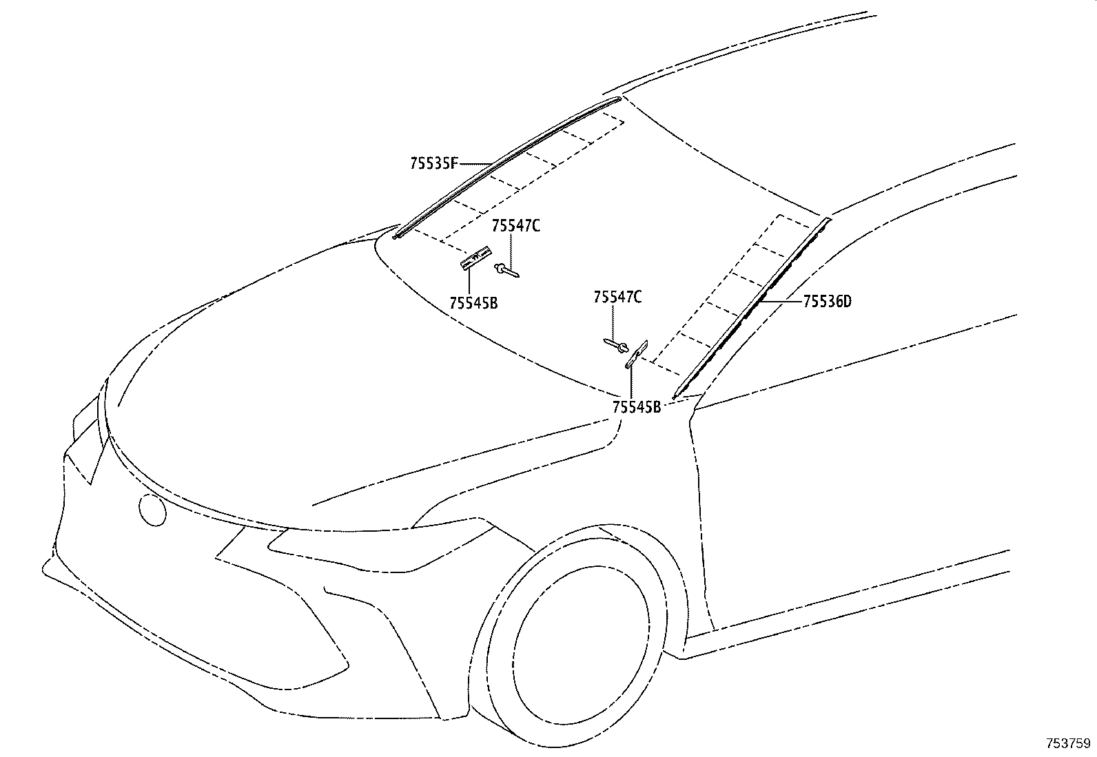 Moldura frontal