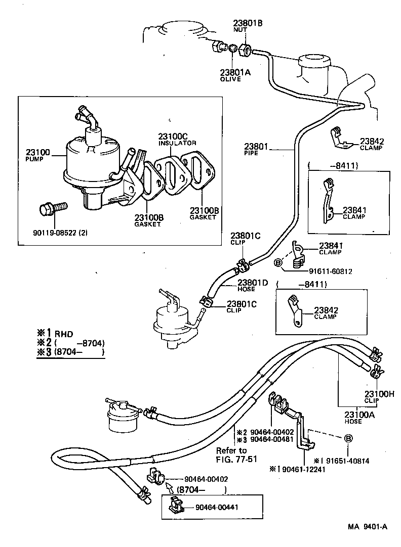 Fuel Pump & Pipe