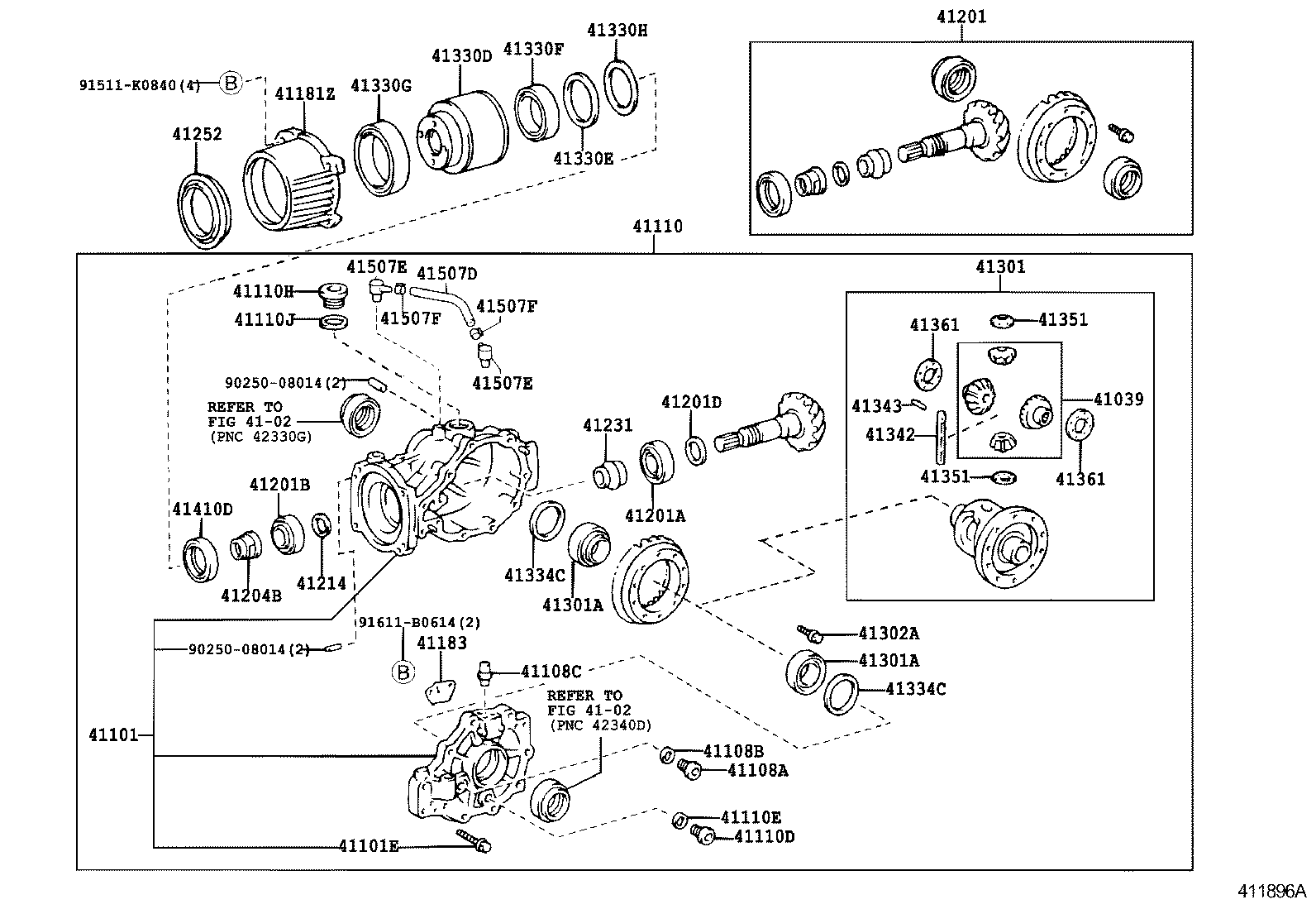 Rear Axle Housing Differential