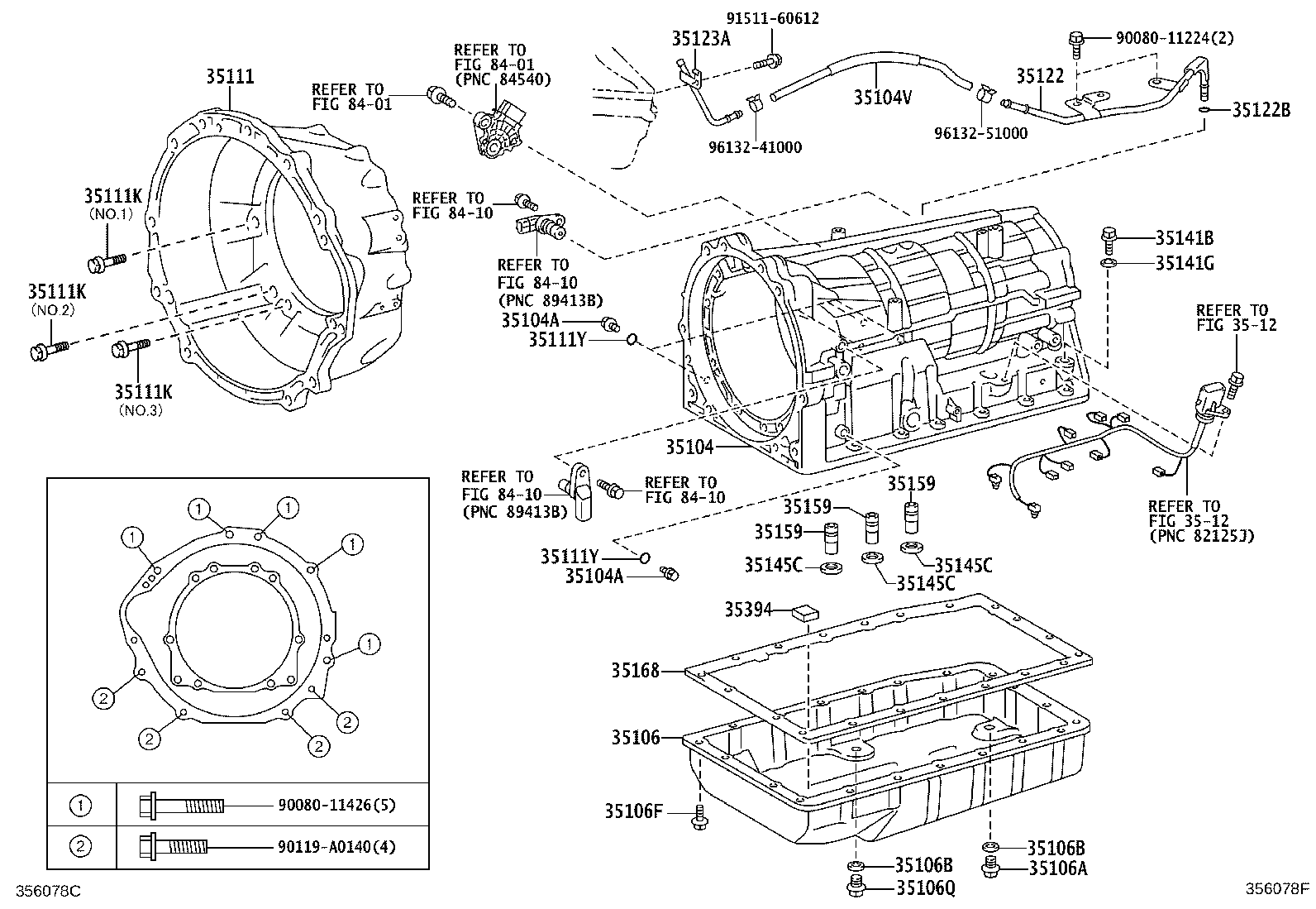 Transmission Case & Oil Pan