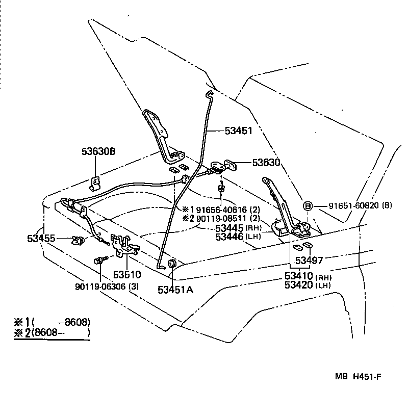 Hood Lock & Hinge