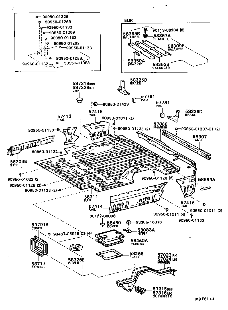 Rear Floor Panel