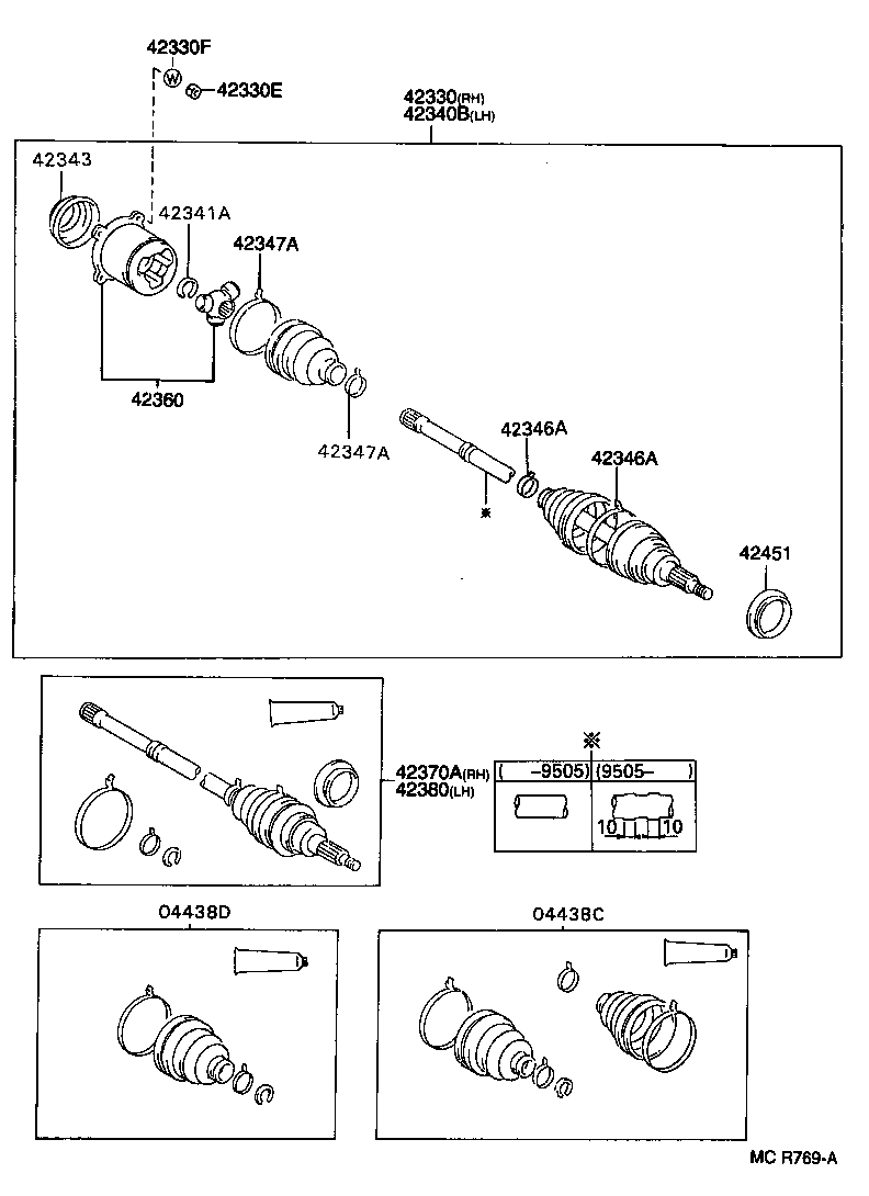 Rear Axle Shaft Hub