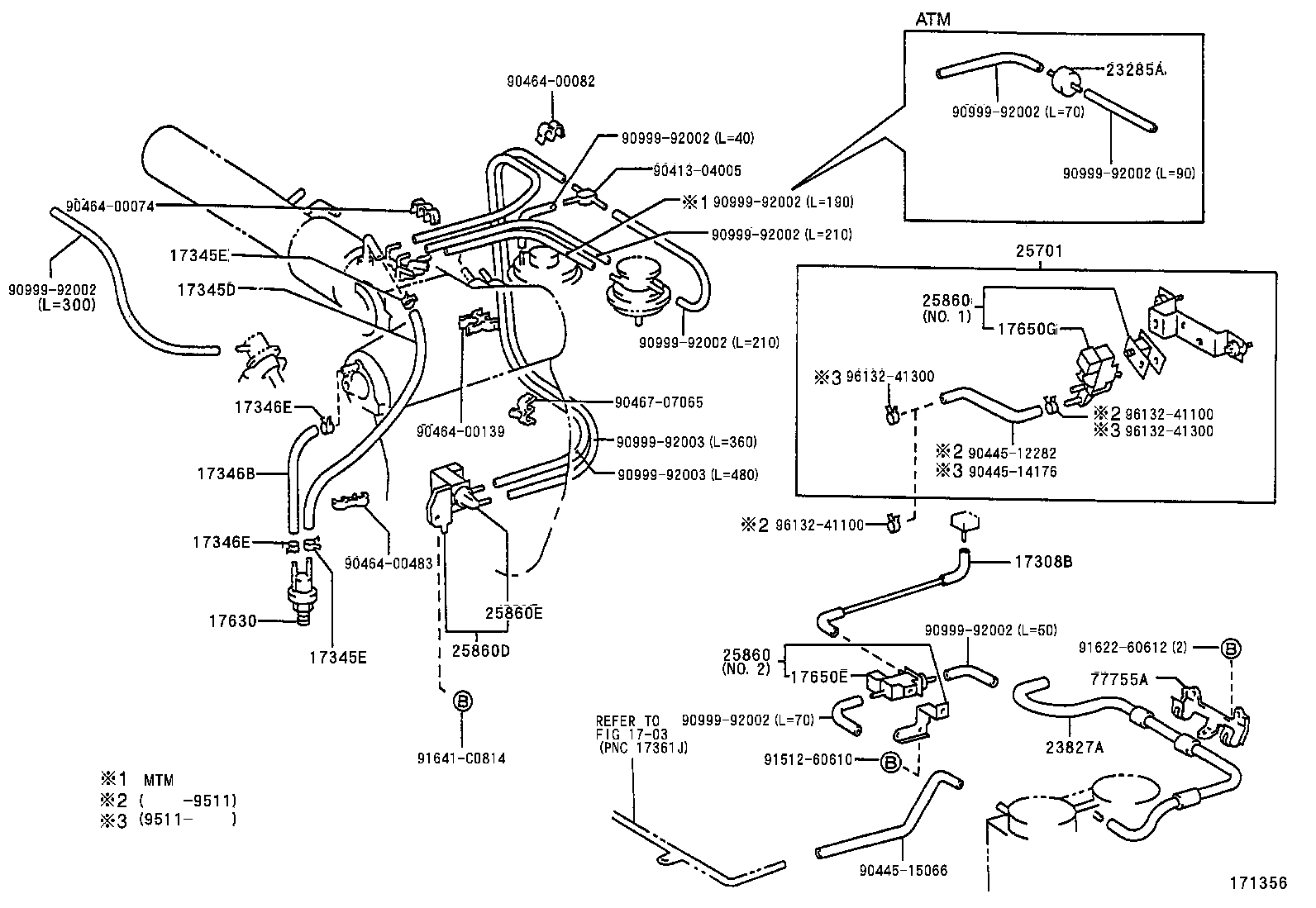 Tubería de vacío