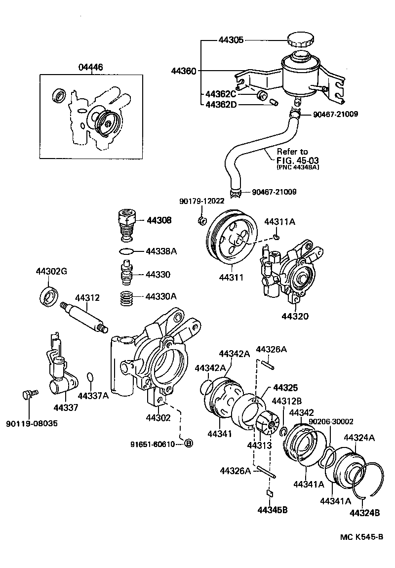 Vane Pump & Reservoir