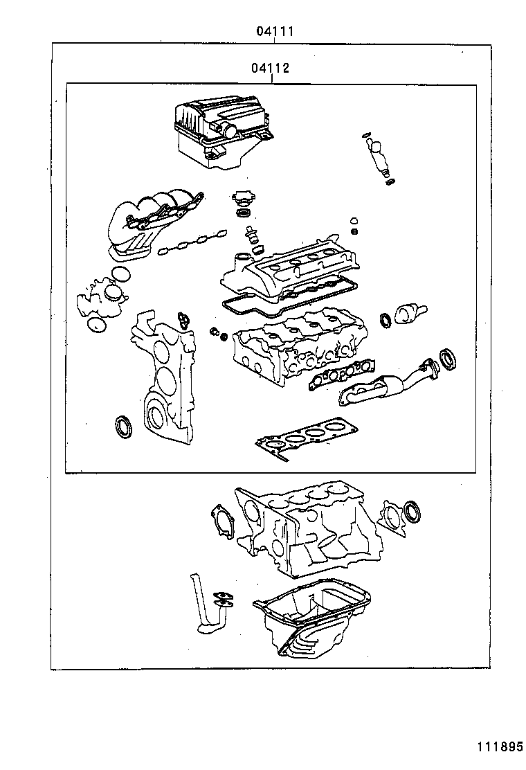Engine Overhaul Gasket Kit