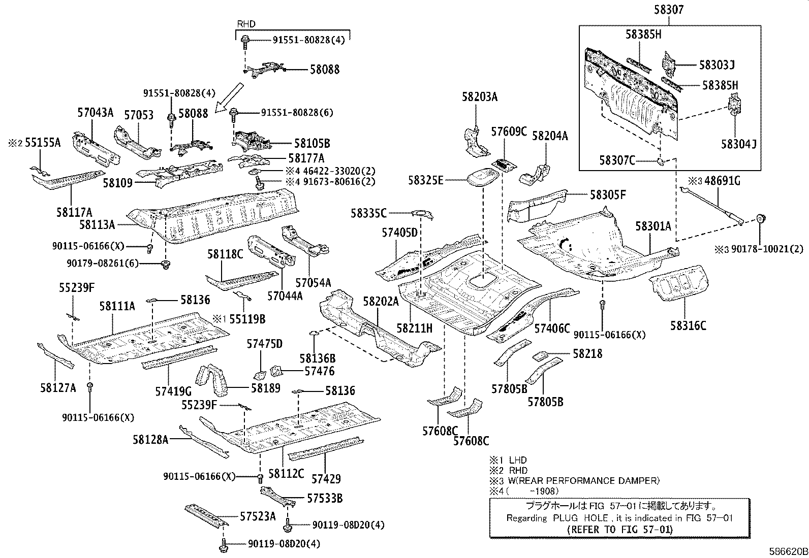 Floor Pan & Lower Back Panel