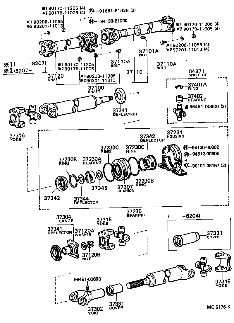 Propeller Shaft & Universal Joint