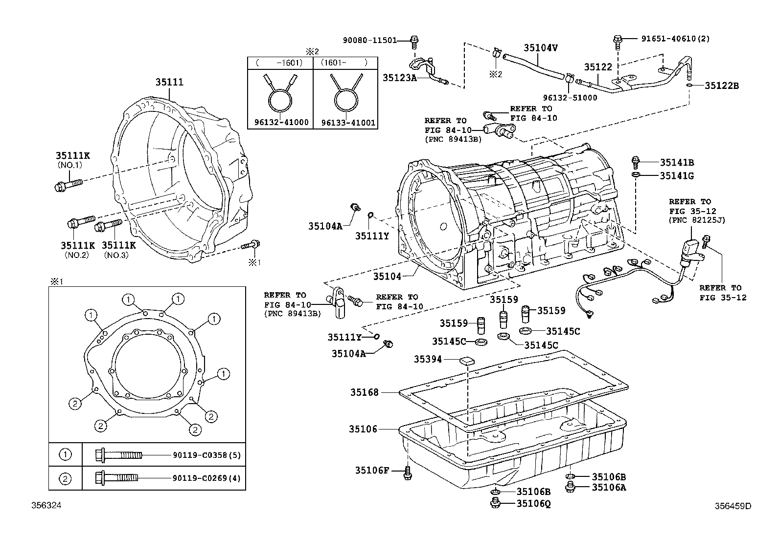 Transmission Case & Oil Pan