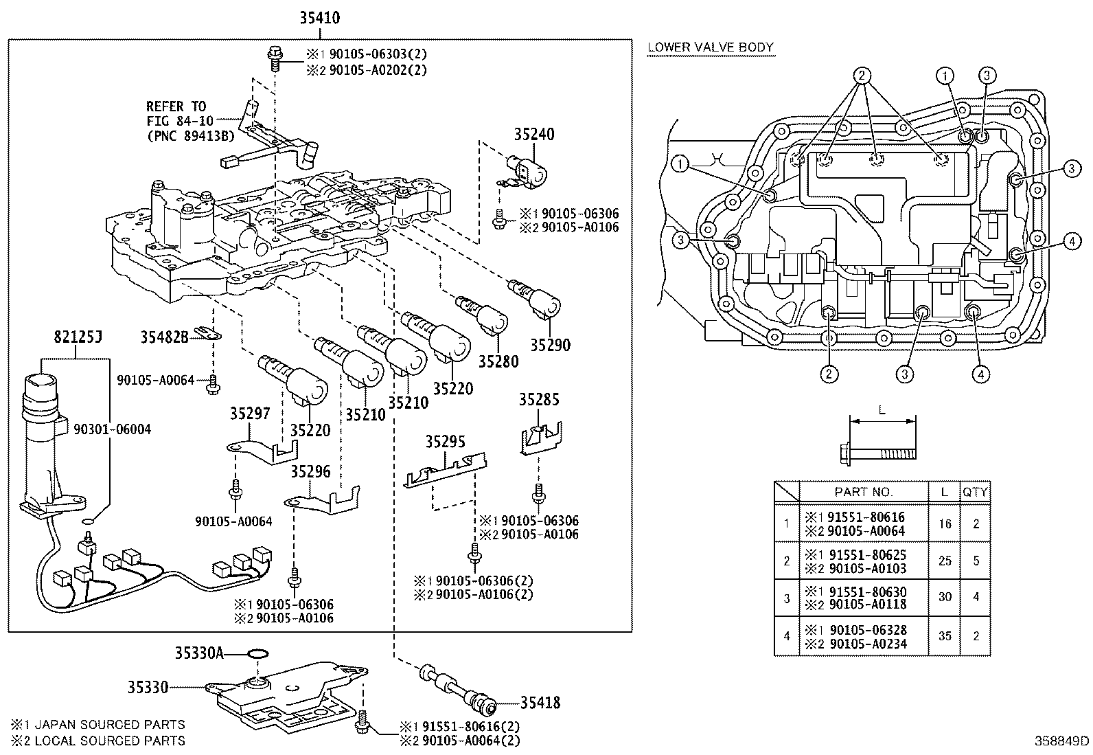Valve Body Oil Strainer