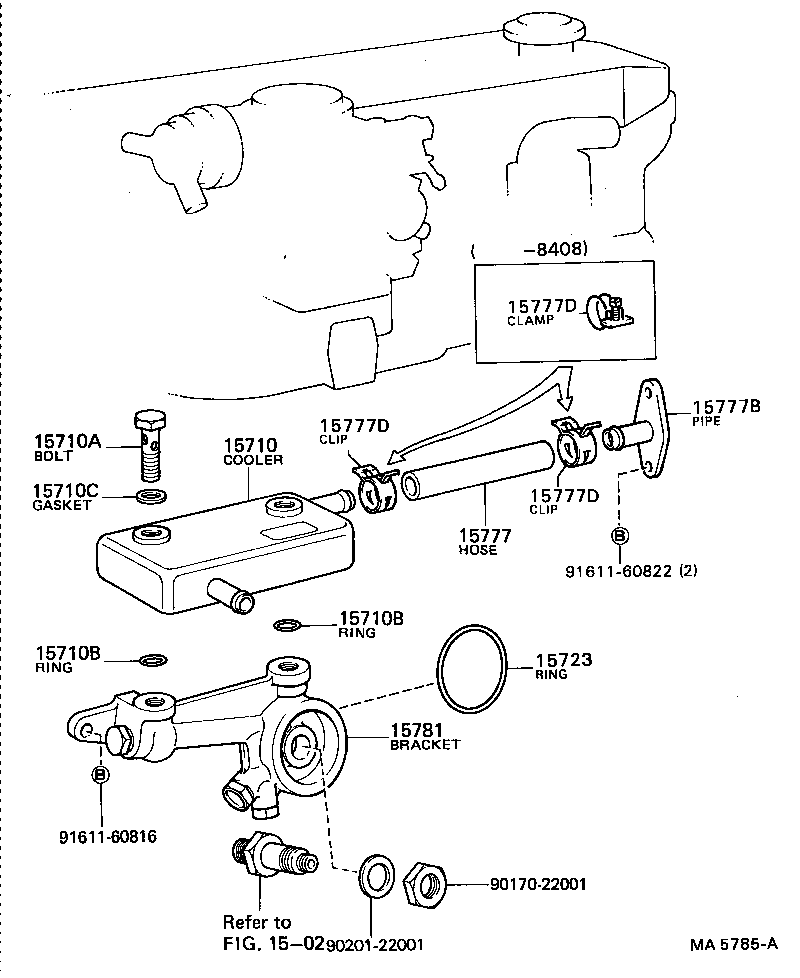 Enfriador de aceite del motor