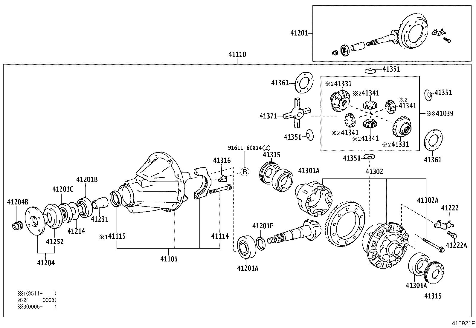 Rear Axle Housing Differential