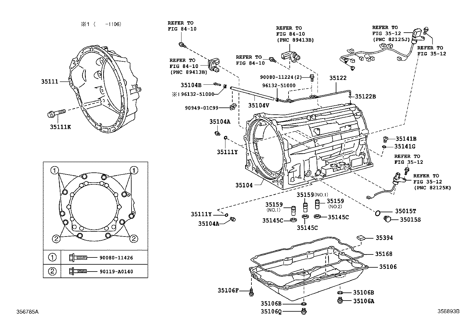 Transmission Case & Oil Pan