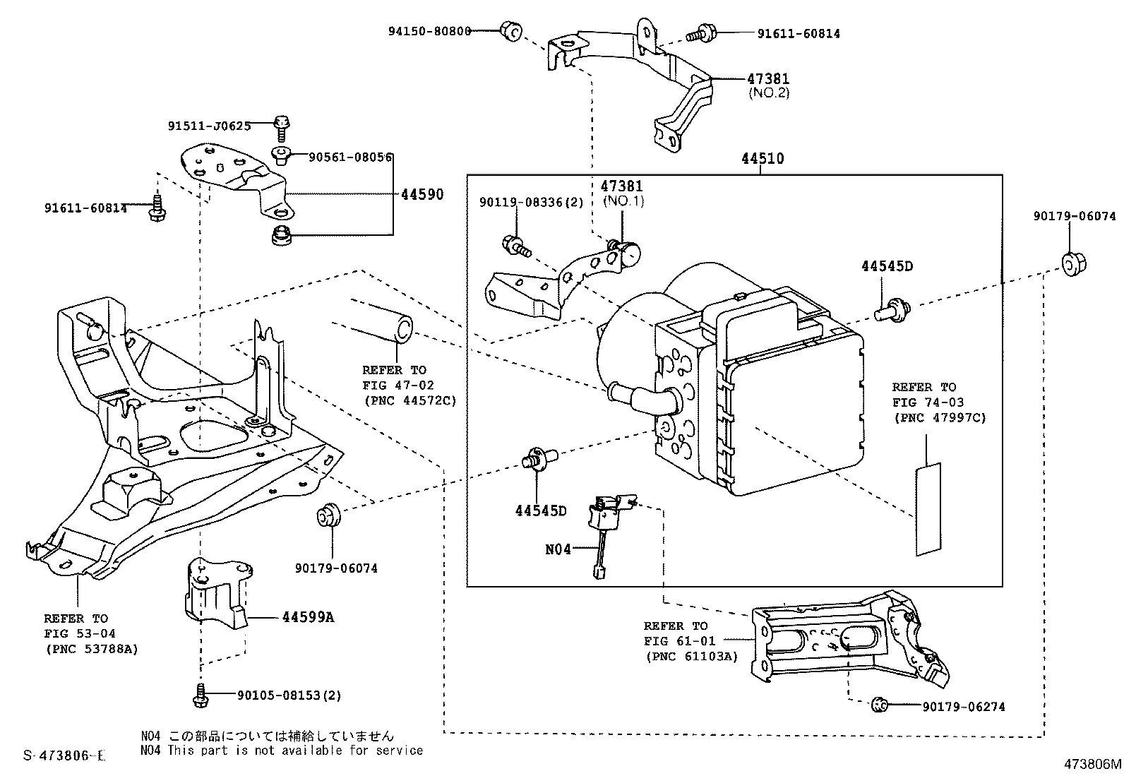 Abrazadera del tubo de freno