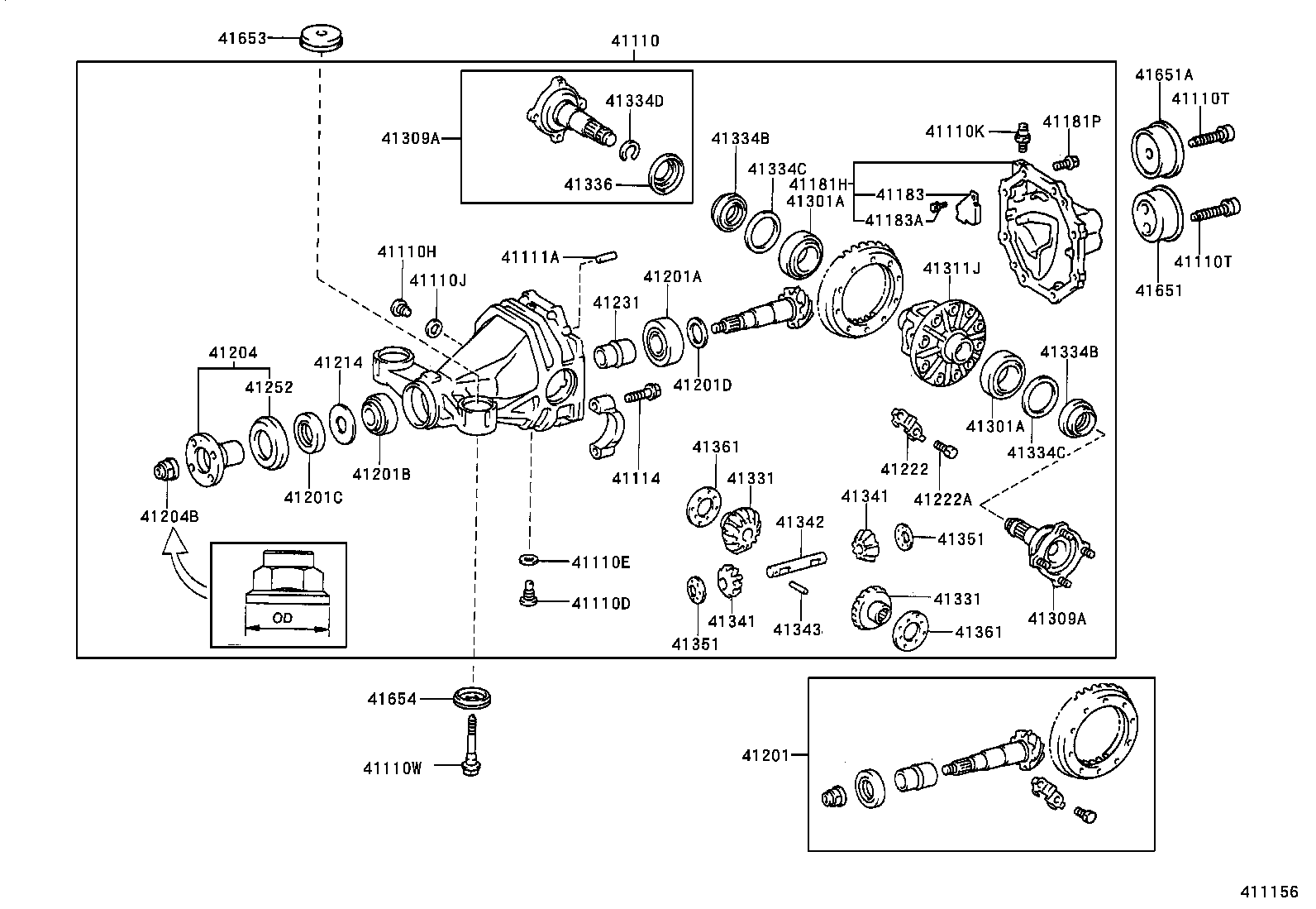 Rear Axle Housing Differential