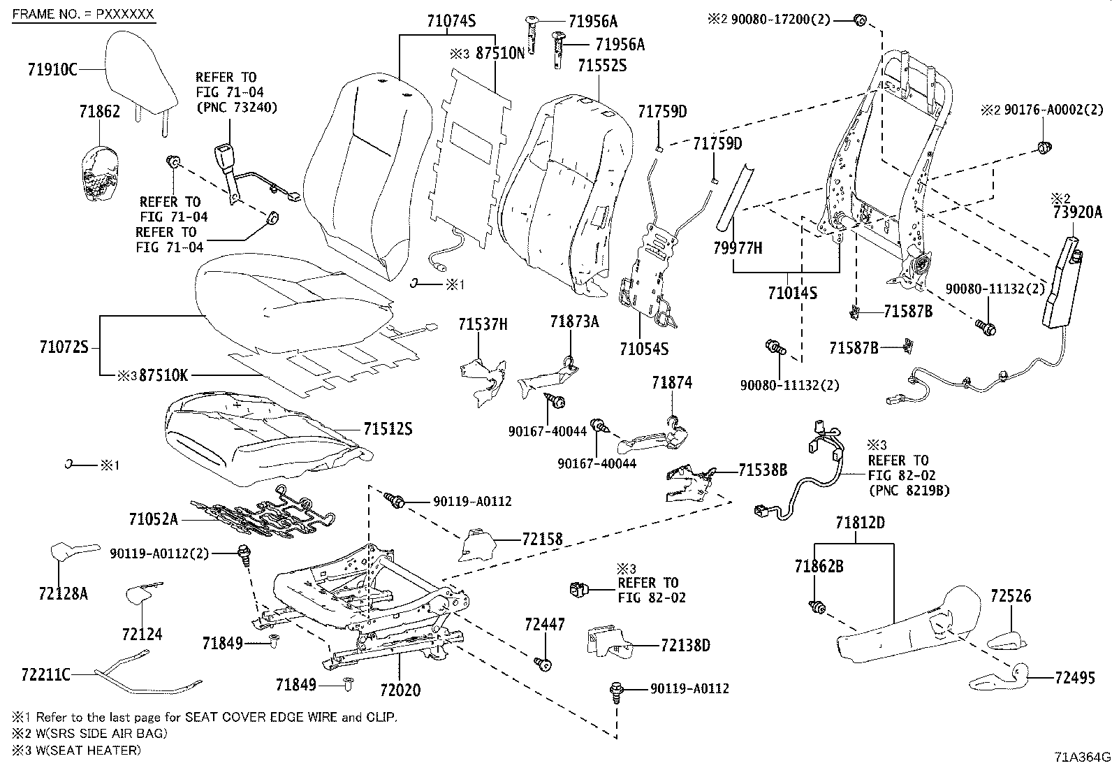 Front Seat & Seat Track