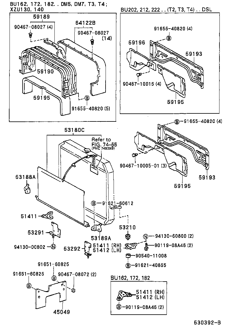 Radiator Support Wind Guide