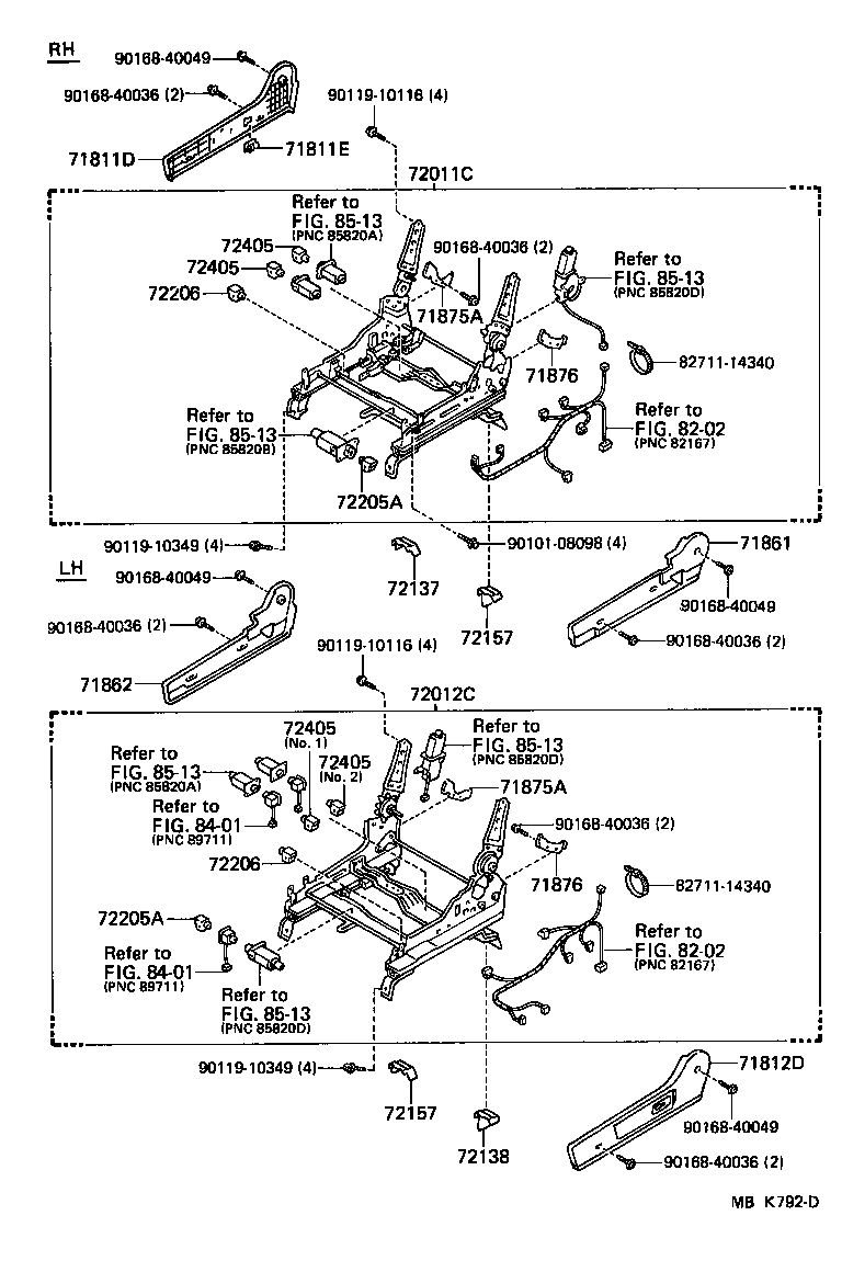 Front Seat & Seat Track