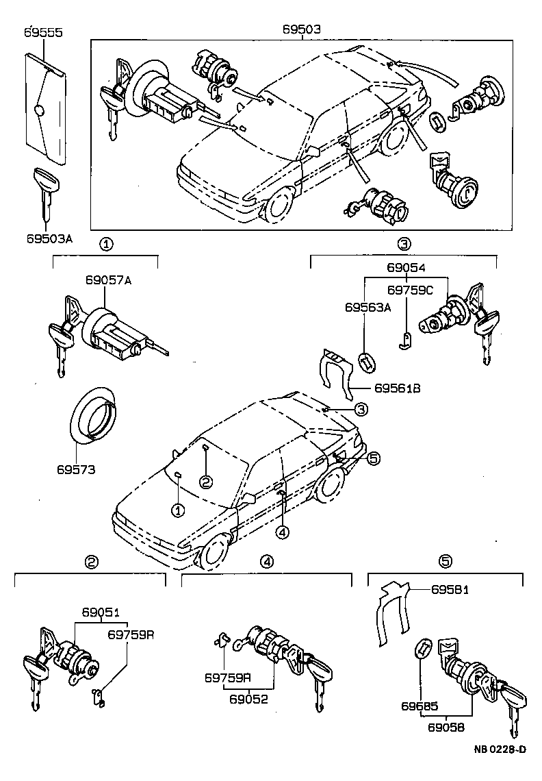 Lock Cylinder Set