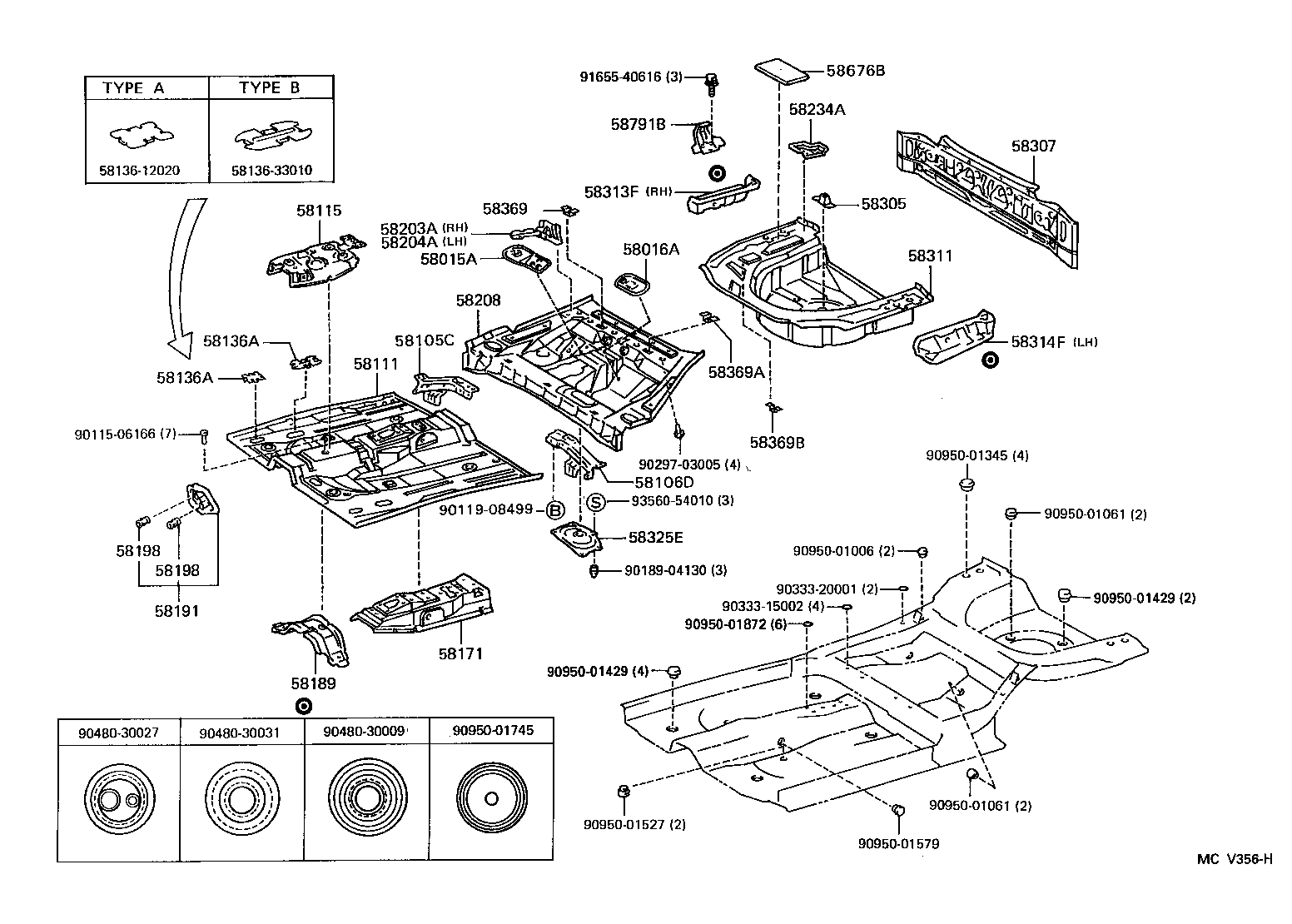 Floor Pan & Lower Back Panel