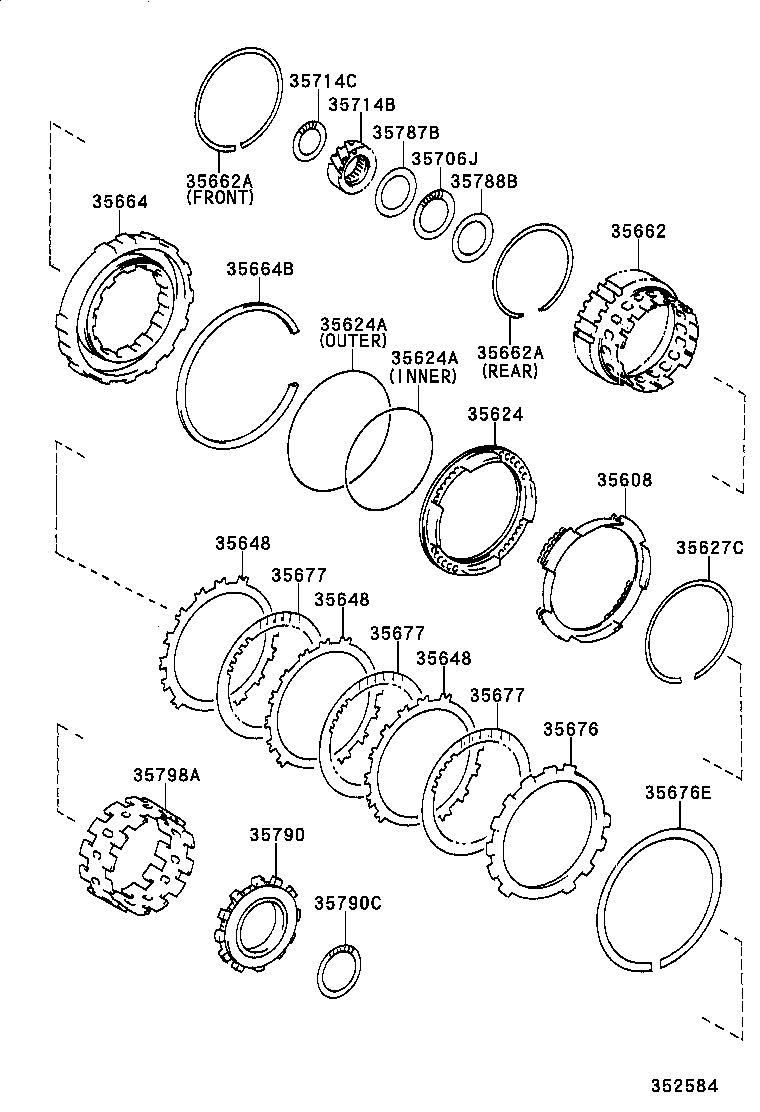 Center Support Planetary Sun Gear
