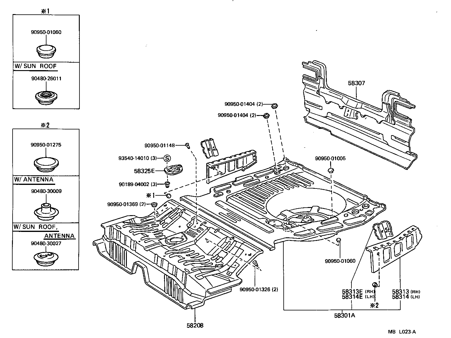 Floor Pan & Lower Back Panel