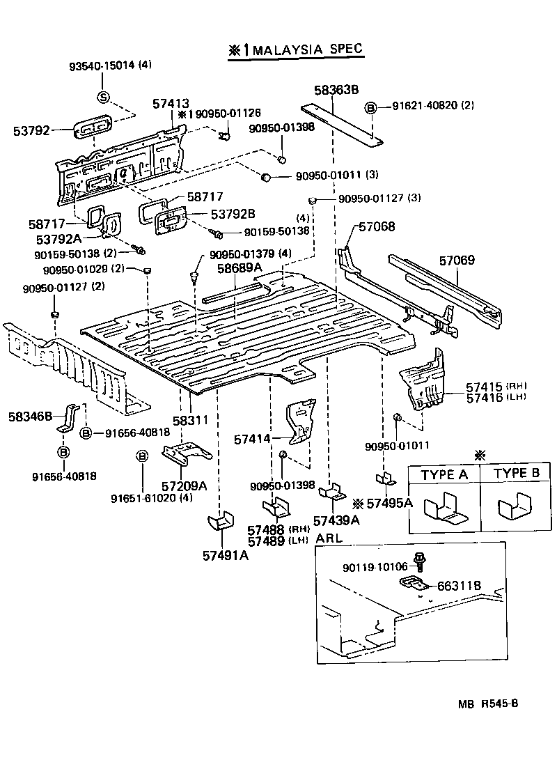 Rear Floor Panel