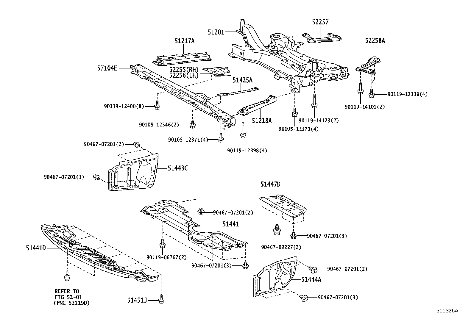 Suspension Crossmember & Under Cover