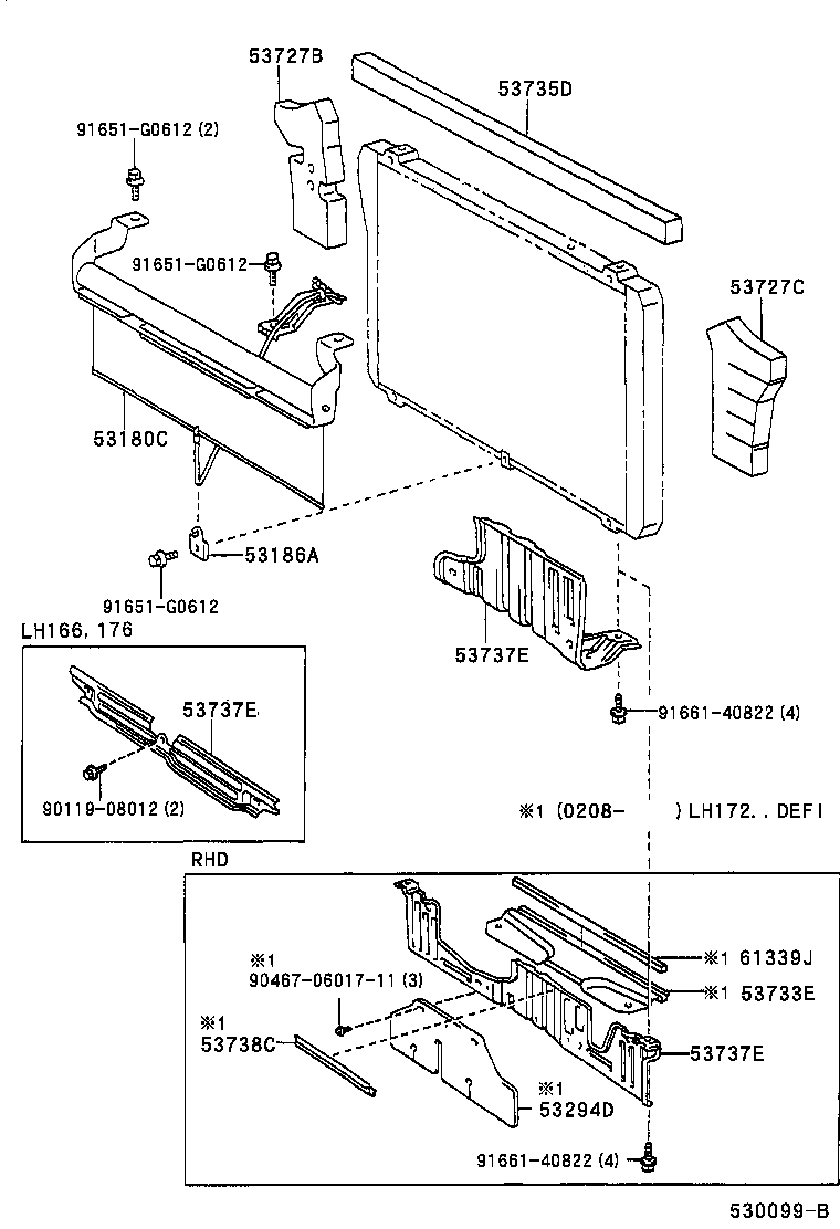 Radiator Support Wind Guide