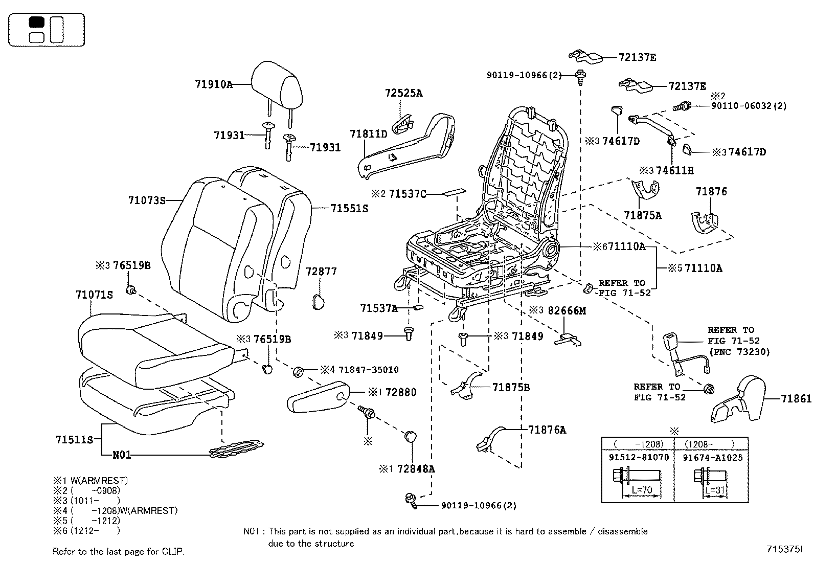 Seat & Seat Track