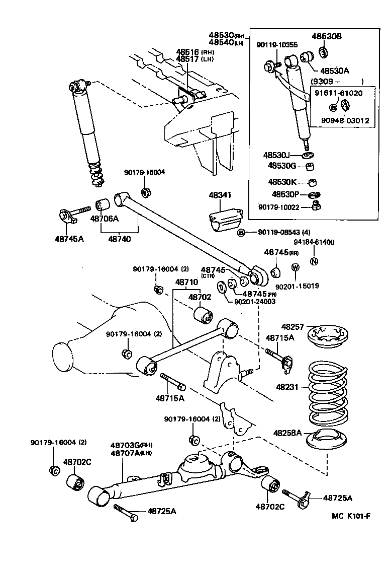 Rear Spring & Shock Absorber