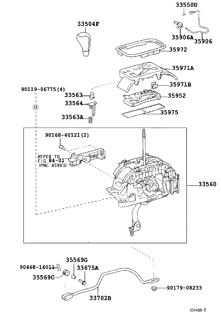 Shift Lever & Retainer