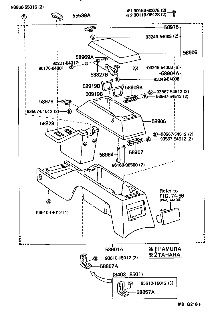 Caja y soporte de consola