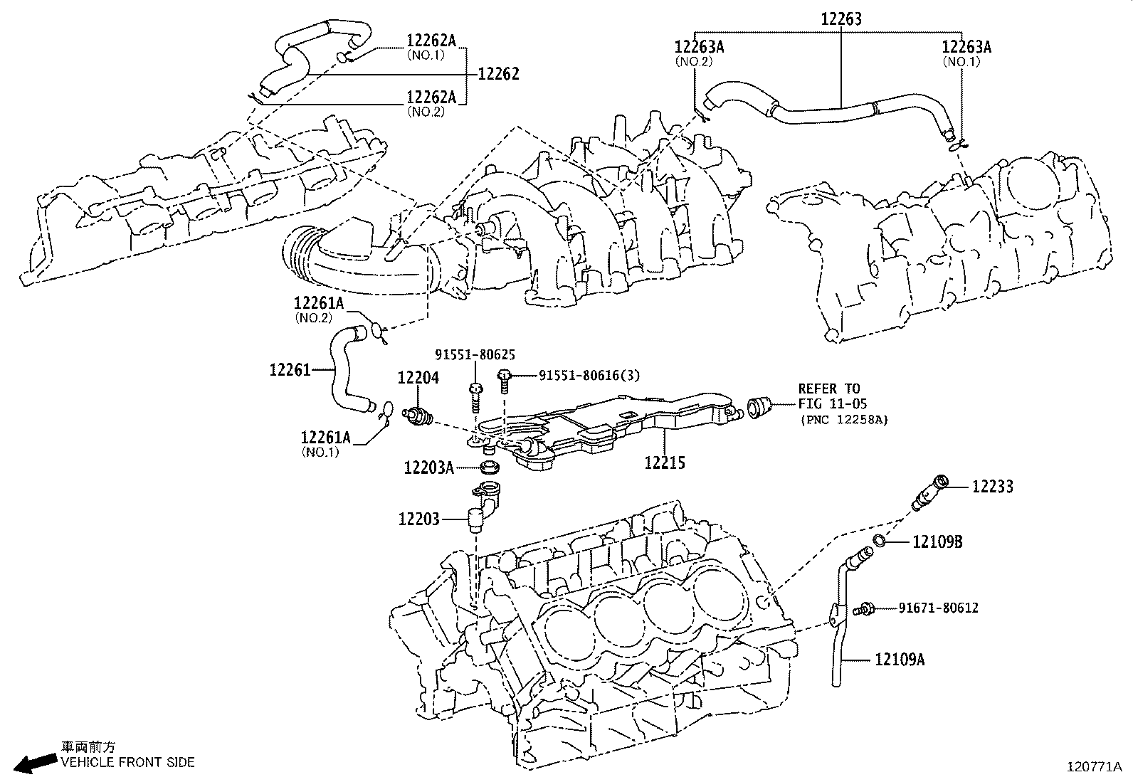 Manguera de ventilación