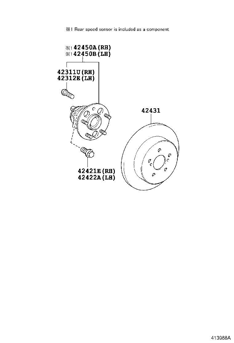 Rear Axle Shaft Hub