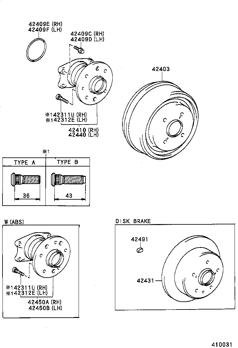 Rear Axle Shaft Hub