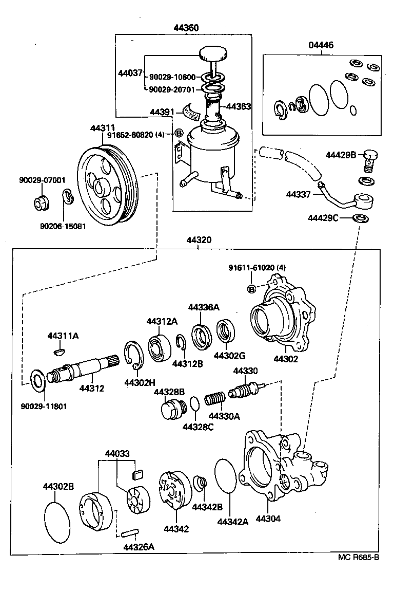 Vane Pump & Reservoir