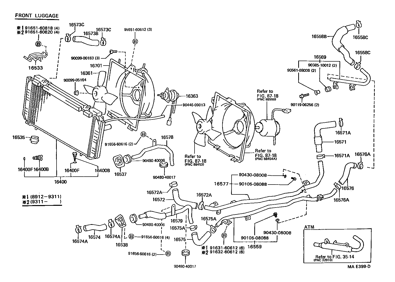 Radiator Water Outlet