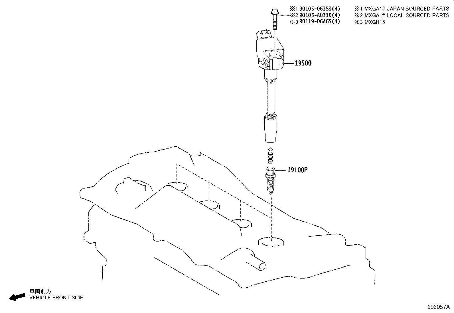 Ignition Coil Spark Plug Glow Plug