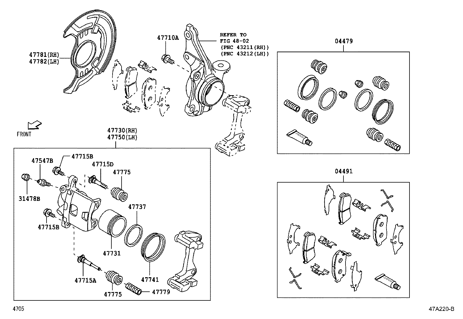 Front Disc Brake Caliper Dust Cover