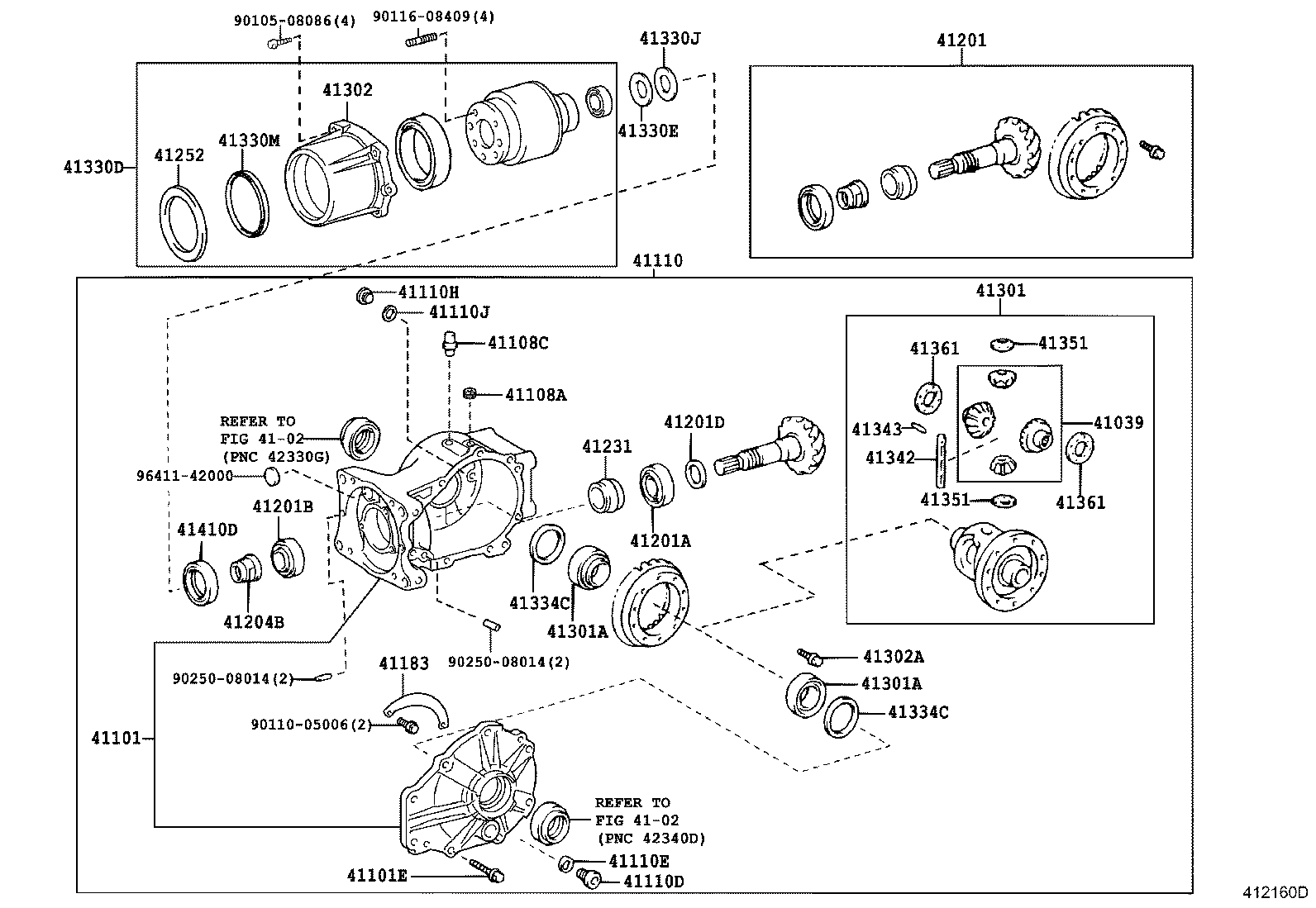 Rear Axle Housing Differential