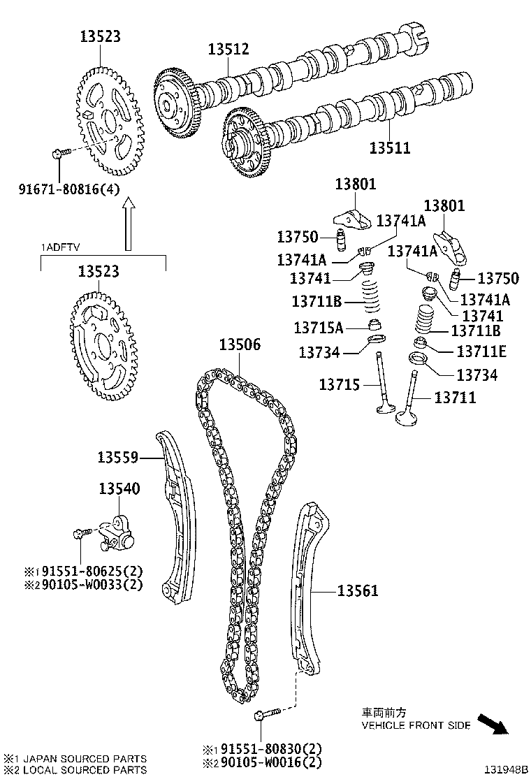 Camshaft & Valve