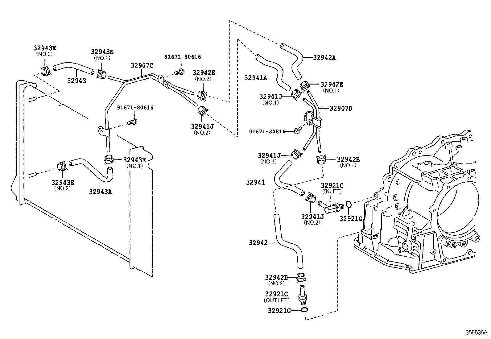 Enfriador de aceite y tubo