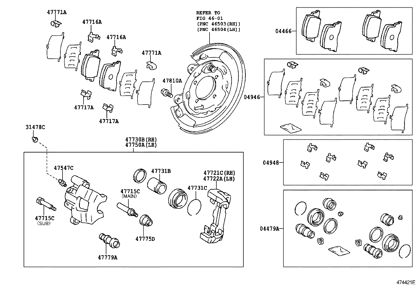 Rear Disc Brake Caliper Dust Cover