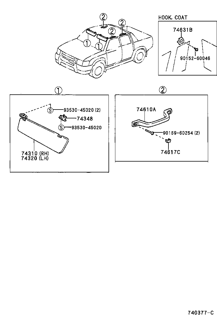 Armrest Visor