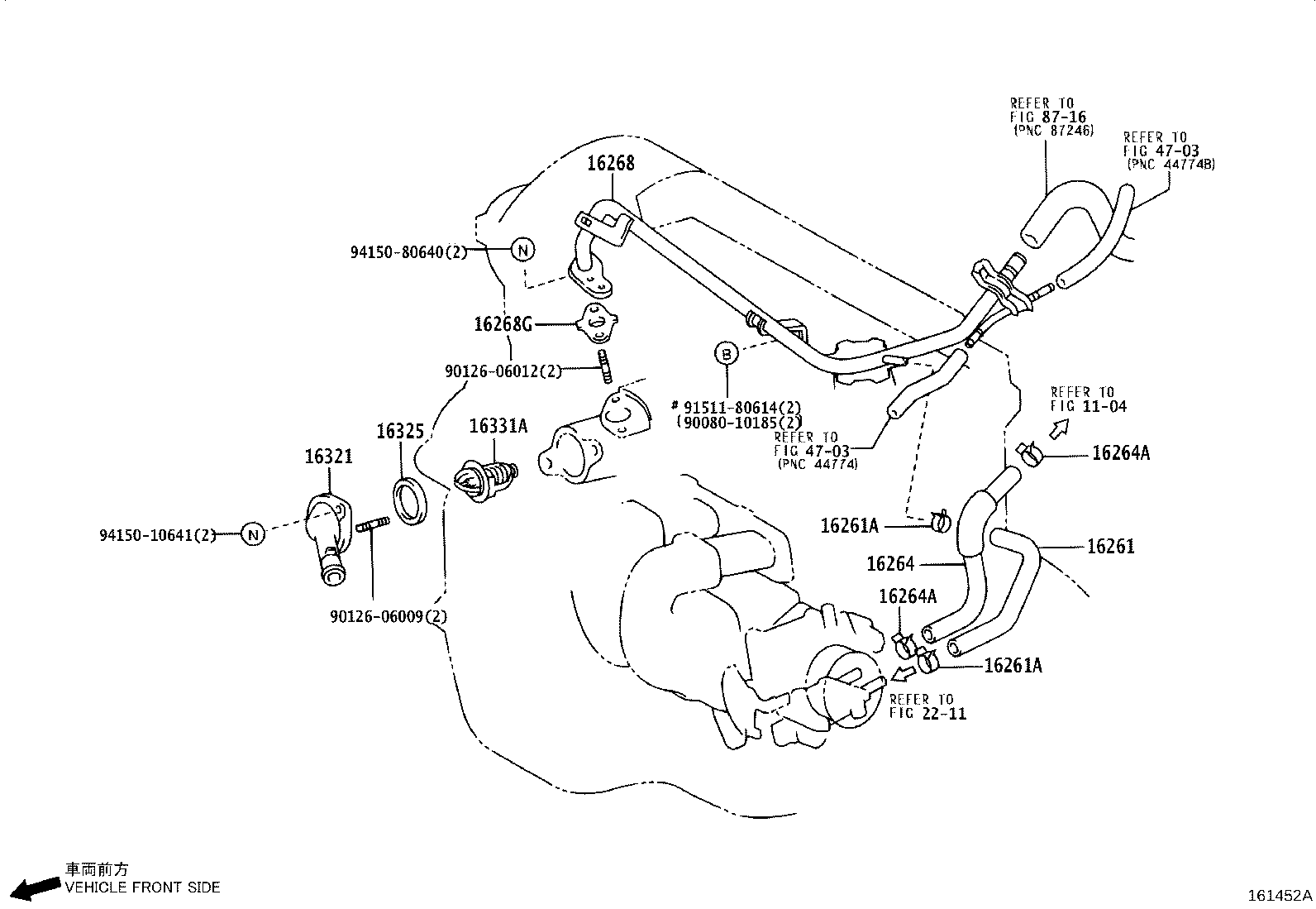 Radiator Water Outlet