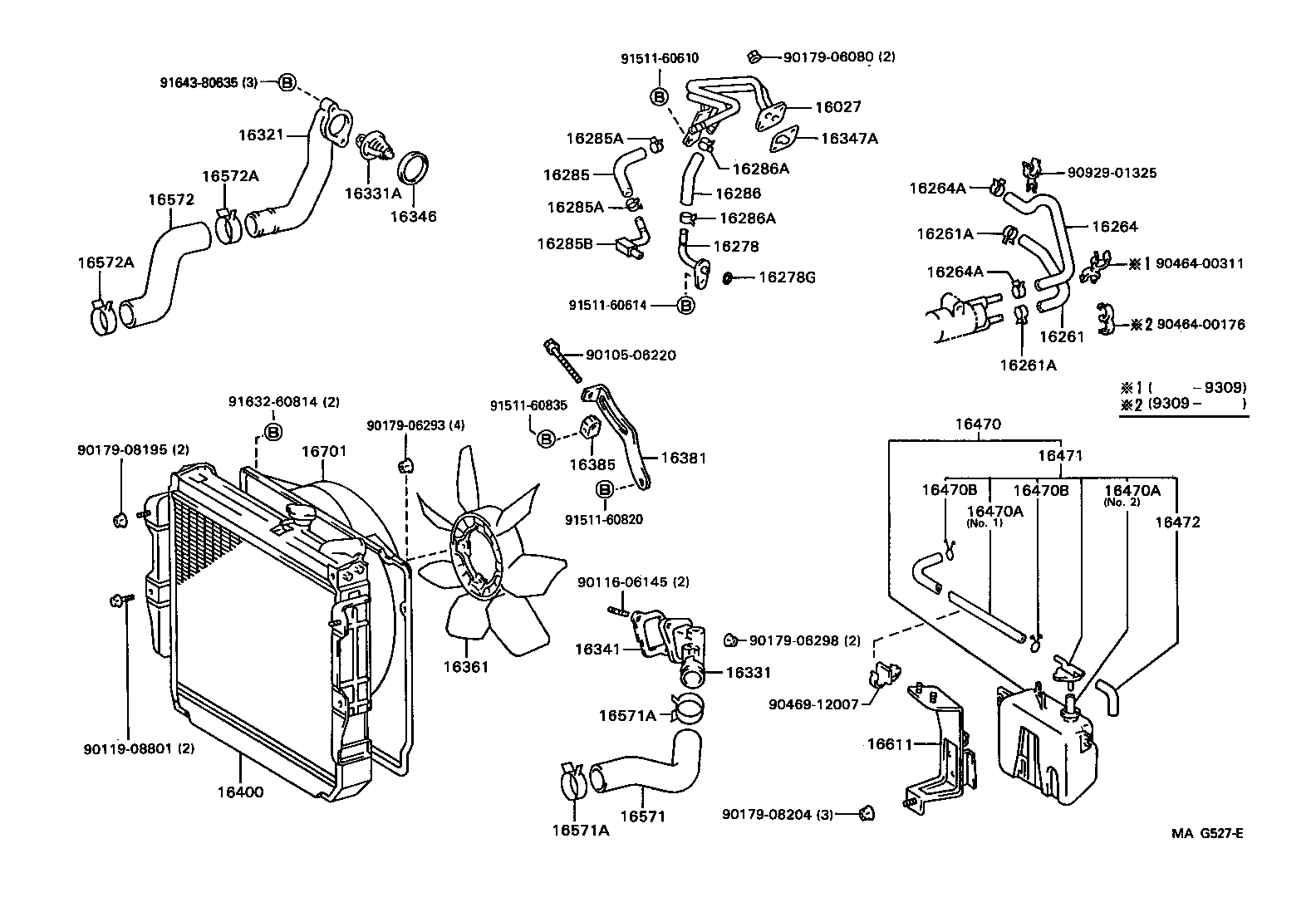 Radiator Water Outlet
