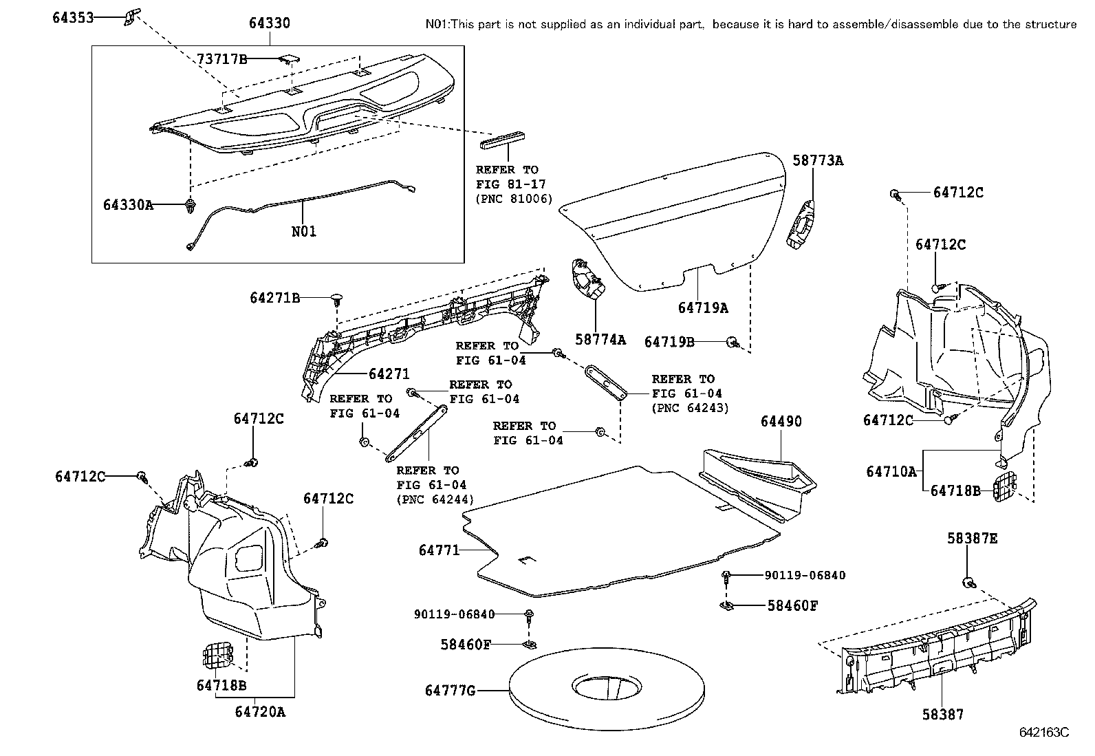 Package Tray Panel & Luggage Compartment Mat